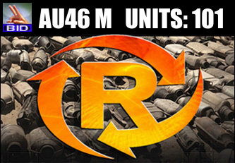 AU46 M Catalytic Converter Auction - 101 Units On A Call