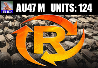 AU47 M Catalytic Converter Auction - 124 Units On A Call